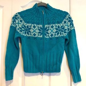 Maggie & Zoe Full-zip Winter Sweater